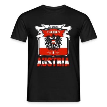 Österreich Steiermark - Männer T-Shirt - Schwarz - Vorne - AI Model Male 178 light (178cm)