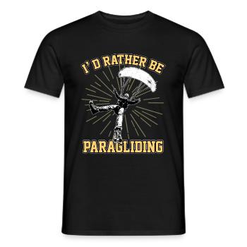 Parapente Parapente - T-shirt homme - noir - Devant - AI Model Male 178 light (178cm)