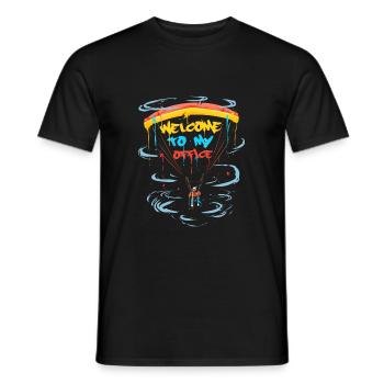 Gleitschirmfliegen Paragleiter - Männer T-Shirt - Schwarz - Vorne - AI Model Male 178 light (178cm)