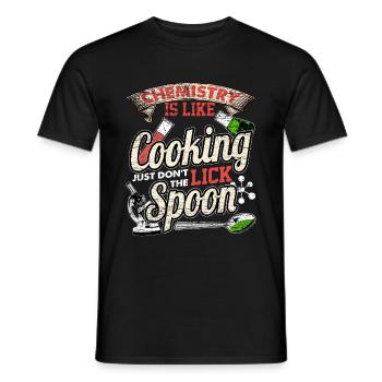 Science de la recherche en chimie - T-shirt homme - noir - Devant - AI Model Male 178 light (178cm)