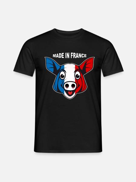 charcutier cochonnailles 02 - T-shirt homme - noir