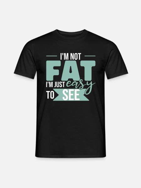 I'm Easy To See - Men's T-Shirt - black