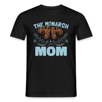 Die Monarch Mama - Männer T-Shirt - Schwarz - Vorne - AI Model Male 178 light (178cm)