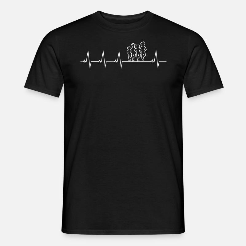 Ich liebe Line Dance - Männer T-Shirt - Schwarz
