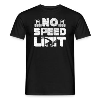 Conception de plongée pour nageurs et plongeurs - T-shirt homme - noir - Devant - AI Model Male 178 light (178cm)