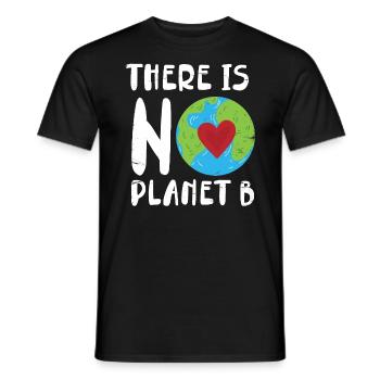 Il n’y a pas de Conception Planet-b pour le changement climatique - T-shirt homme - noir - Devant - AI Model Male 178 light (178cm)