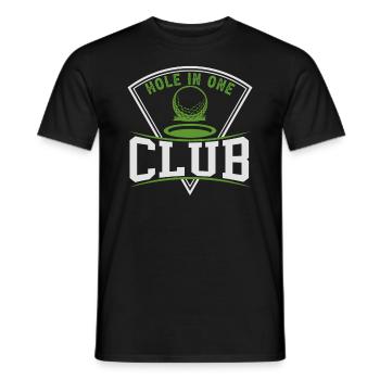 Hole-in-one-club-design Für Einen Golfer - Männer T-Shirt - Schwarz - Vorne - AI Model Male 178 light (178cm)