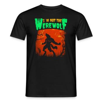 Non sono il design del lupo mannaro per - T-shirt uomo - nero - Fronte - AI Model Male 178 light (178cm)