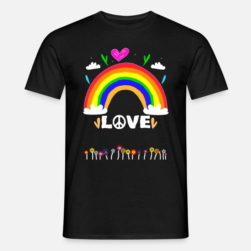 Liebe - Männer T-Shirt - Schwarz