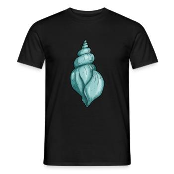 Shell - Men's T-Shirt - black - Front - AI Model Male 178 light (178cm)