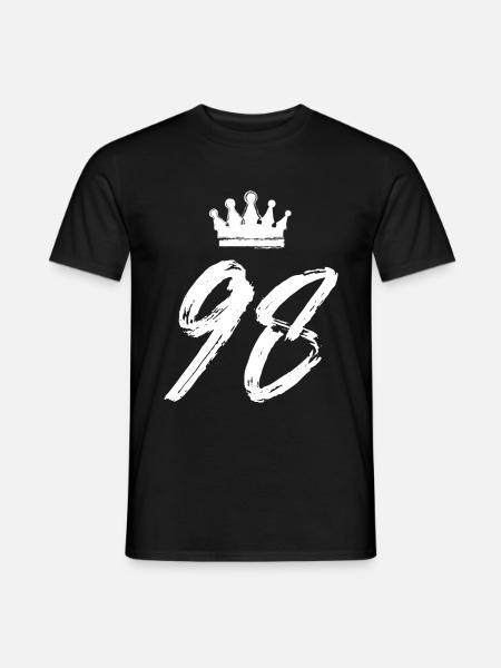 98 Number crown - Men's T-Shirt - black
