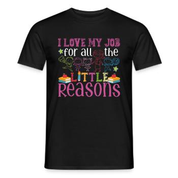 Éducation de l’enfance Enseignant Jardin d’enfants - T-shirt homme - noir - Devant - AI Model Male 178 light (178cm)