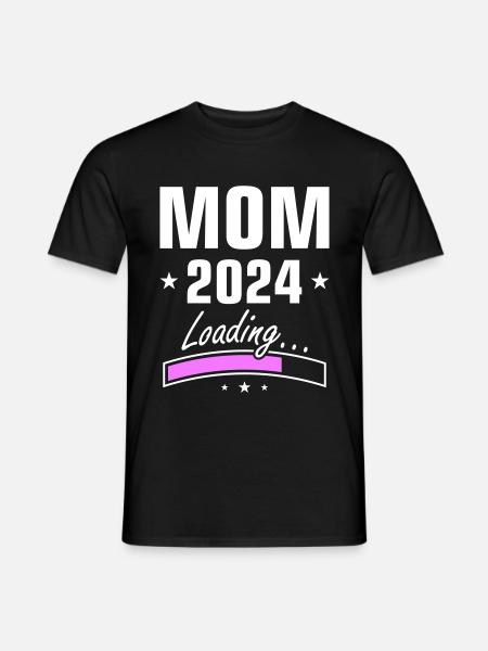 Mama 2024 Loading Mom - Men's T-Shirt - black