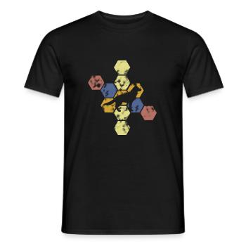 Hund Style Artwork Vintage - Männer T-Shirt - Schwarz - Vorne - AI Model Male 178 light (178cm)