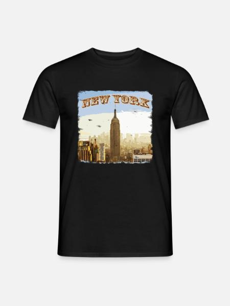 New York - Men's T-Shirt - black