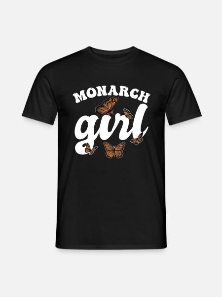 Fille monarque - T-shirt homme - noir