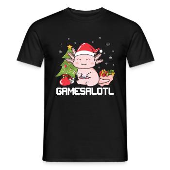 Cadeaux de Noël Noël - T-shirt homme - noir - Devant - AI Model Male 178 light (178cm)
