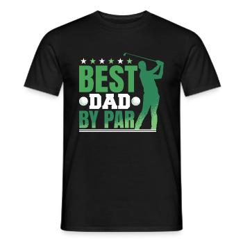 Bester Vater nach Par - Männer T-Shirt - Schwarz - Vorne - AI Model Male 178 light (178cm)