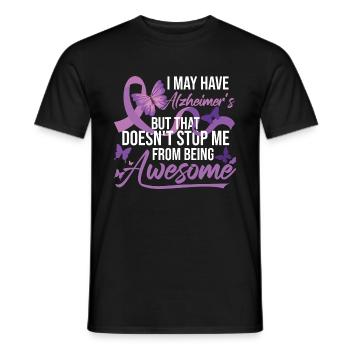 Ich könnte Alzheimer haben - Männer T-Shirt - Schwarz - Vorne - AI Model Male 178 light (178cm)