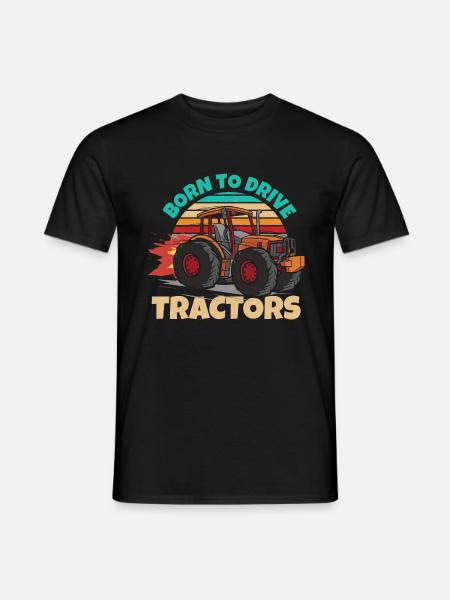Tractor Boys Clothes - Men's T-Shirt - black