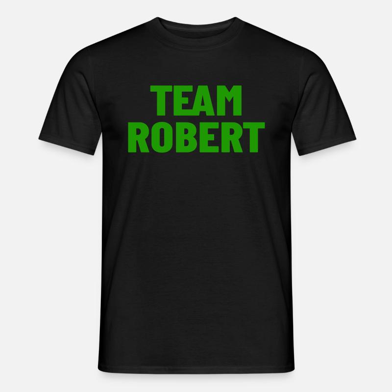 Team Robert - Männer T-Shirt - Schwarz