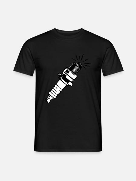 Spark plug - Men's T-Shirt - black