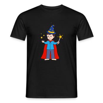 Magicien magicien - T-shirt homme - noir - Devant - AI Model Male 178 light (178cm)