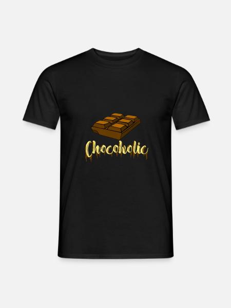 Chocolat Chocoholic - T-shirt homme - noir
