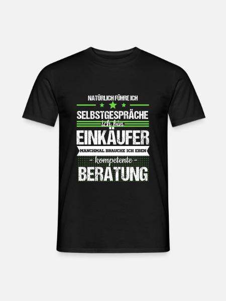 Einkäufer Einkauf Technisch Job Beruf Geschenk - Männer T-Shirt - Schwarz