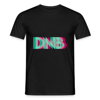 Drum And Bass Musik Logo Elektro - Männer T-Shirt - Schwarz - Vorne - AI Model Male 178 light (178cm)