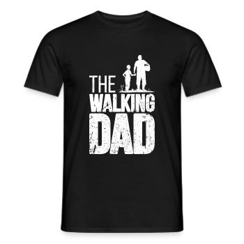 The Walking Dad Father-to-Be Papa Fête des pères Gesc - T-shirt homme - noir - Devant - AI Model Male 178 light (178cm)