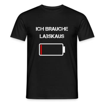 Labskaus Love - Männer T-Shirt - Schwarz - Vorne - AI Model Male 178 light (178cm)