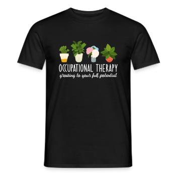 Occupational Therapy - Männer T-Shirt - Schwarz - Vorne - AI Model Male 178 light (178cm)