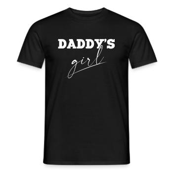 Daddy's Girl Fathers Day Gift - Männer T-Shirt - Schwarz - Vorne - AI Model Male 178 light (178cm)