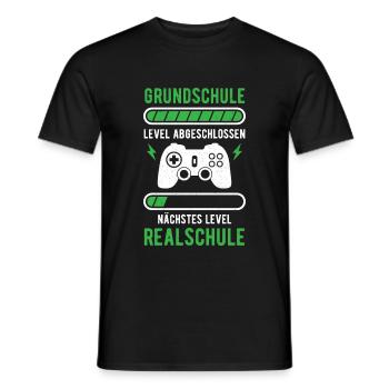 Mittlere Reife 5. Klasse Realschule Weiterführende - Männer T-Shirt - Schwarz - Vorne - AI Model Male 178 light (178cm)