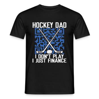 Hockey Dad I Don’t Play I Just Finance - T-shirt homme - noir - Devant - AI Model Male 178 light (178cm)