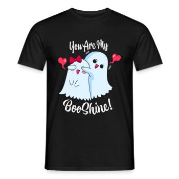 You Are My Boo Shine Halloween Cute Ghosts T Shirt - T-shirt homme - noir - Devant - AI Model Male 178 light (178cm)