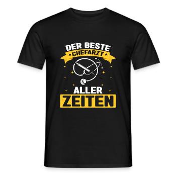 Der Beste Chefarzt Aller Zeiten Chirurg Doktor Ska - Männer T-Shirt - Schwarz - Vorne - AI Model Male 178 light (178cm)