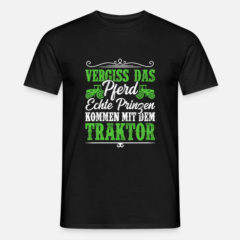 Vergiss Das Pferd Echte Prinzen Kommen Mit Dem Tra - Männer T-Shirt - Schwarz
