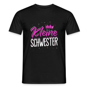 Kleine Schwester Sis Geschwisterliebe Familie Schw - Männer T-Shirt - Schwarz - Vorne - AI Model Male 178 light (178cm)