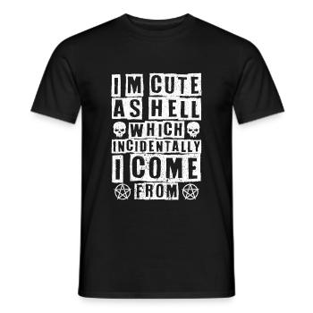 Gothic gifts - Men's T-Shirt - black - Front - AI Model Male 178 light (178cm)