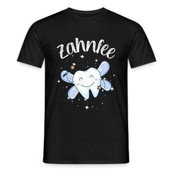 Zahnärztin Zahn Zähne Zahnarzt Zahnpflege Fasching - Männer T-Shirt - Schwarz - Vorne - AI Model Male 178 light (178cm)