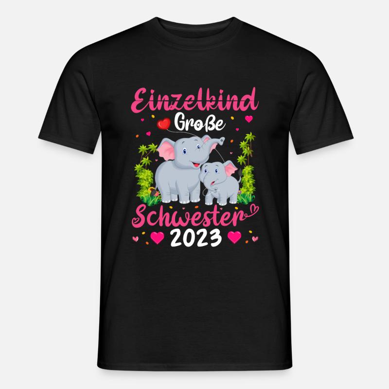 Schwester 2023 - Männer T-Shirt - Schwarz