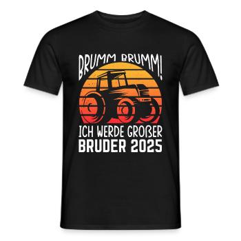 Großer Bruder 2025 - Männer T-Shirt - Schwarz - Vorne - AI Model Male 178 light (178cm)