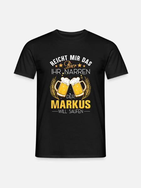 Markus - T-shirt homme - noir