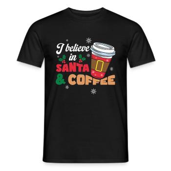 Cadeaux de Noël Noël - T-shirt homme - noir - Devant - AI Model Male 178 light (178cm)