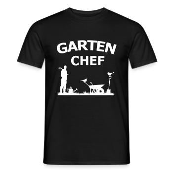 Gartenchef - Männer T-Shirt - Schwarz - Vorne - AI Model Male 178 light (178cm)