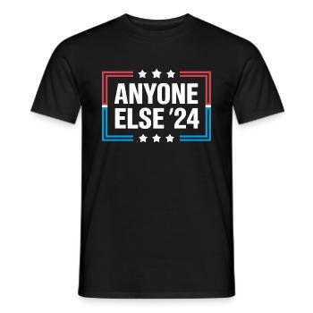 Anyone Else Election 2024 - Männer T-Shirt - Schwarz - Vorne - AI Model Male 178 light (178cm)