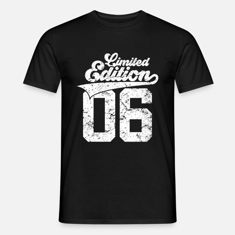 20. GEBURTSTAG LIMITED EDITION 2006 - Männer T-Shirt - Schwarz