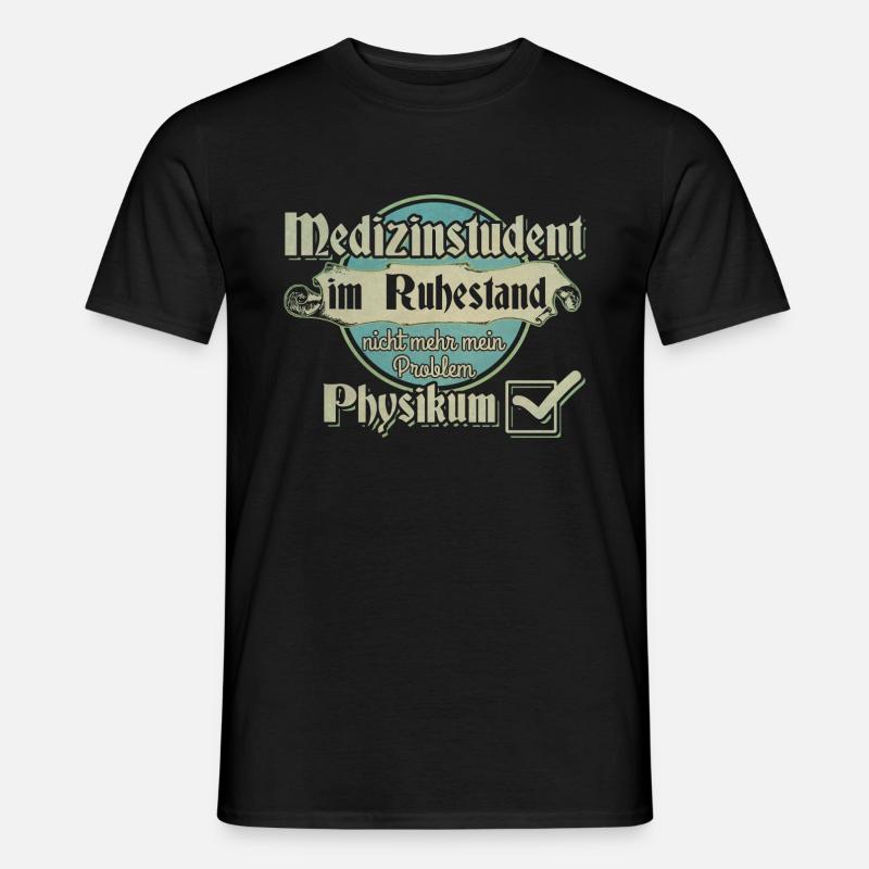 Medizinstudent Physikum - Männer T-Shirt - Schwarz